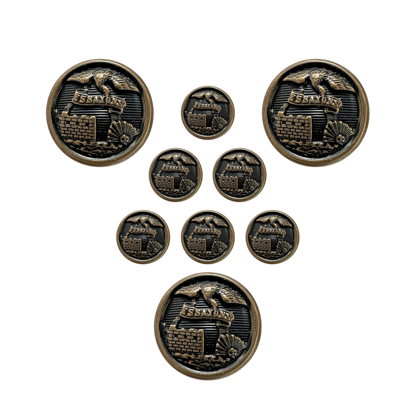 US Army AGSU Engineer Male STA-BRITE® Button Set
