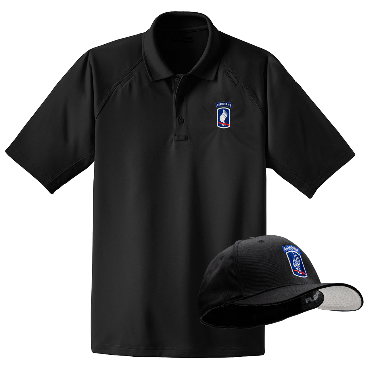 173rd Flexfit Hat / Tactical Polo Pack