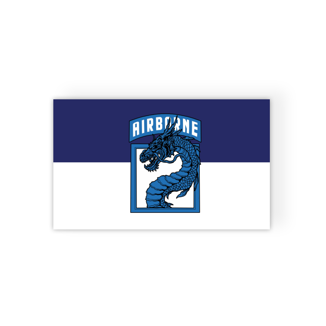 18th Airborne Remastered Unit Flag Sticker