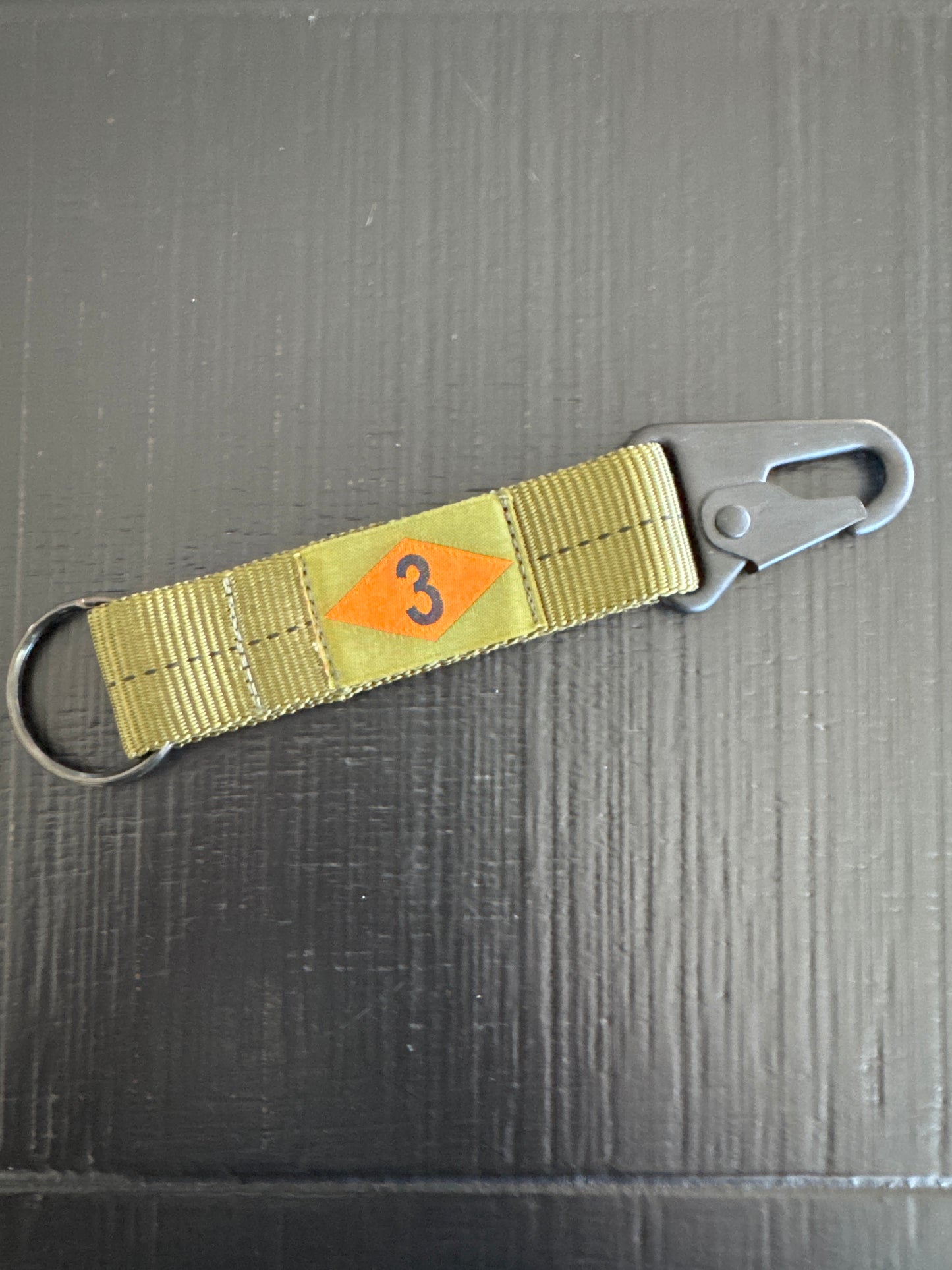 4-in-the-Hand OD Green Lanyard Keychain