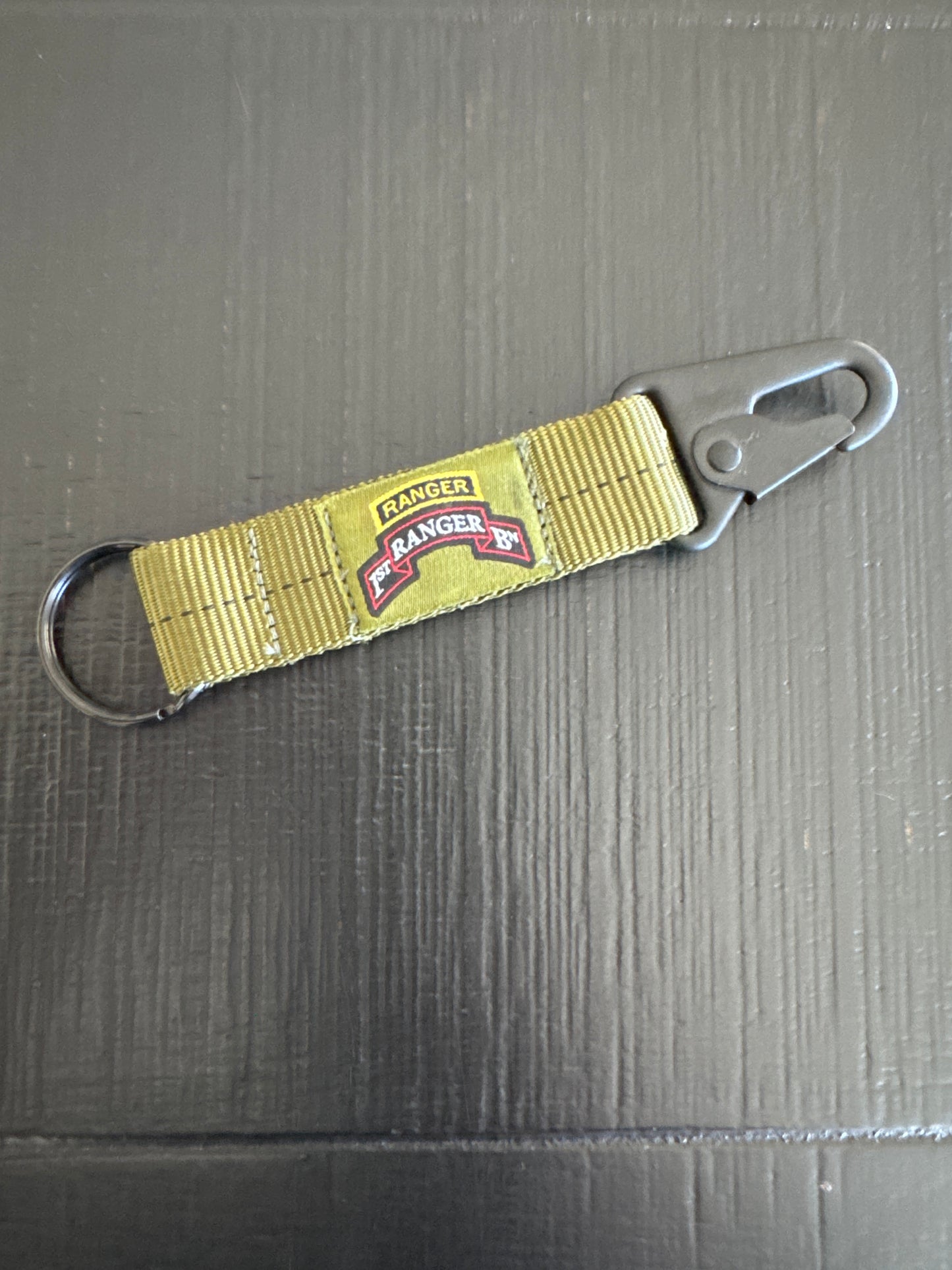 4-in-the-Hand OD Green Lanyard Keychain