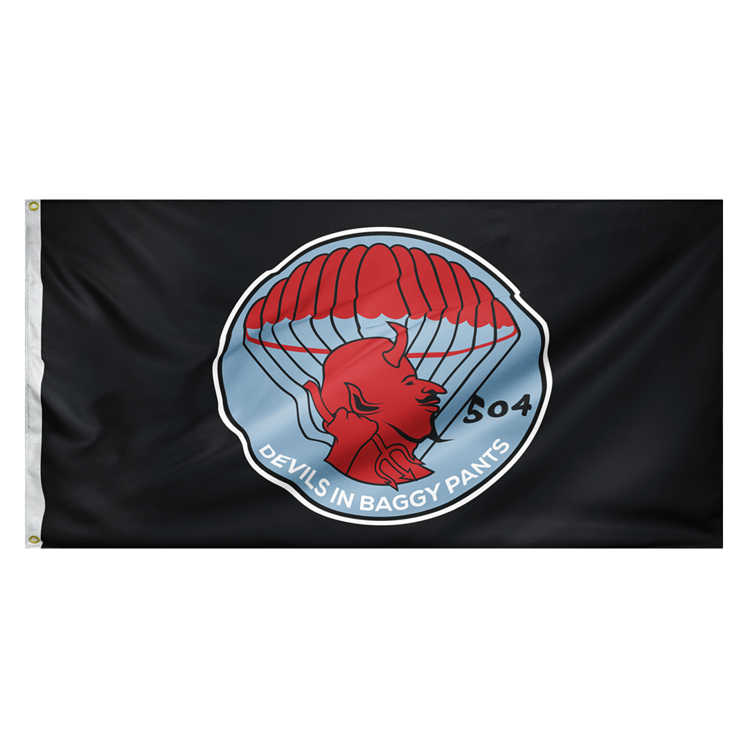 504 Devils Airborne Classic Flag