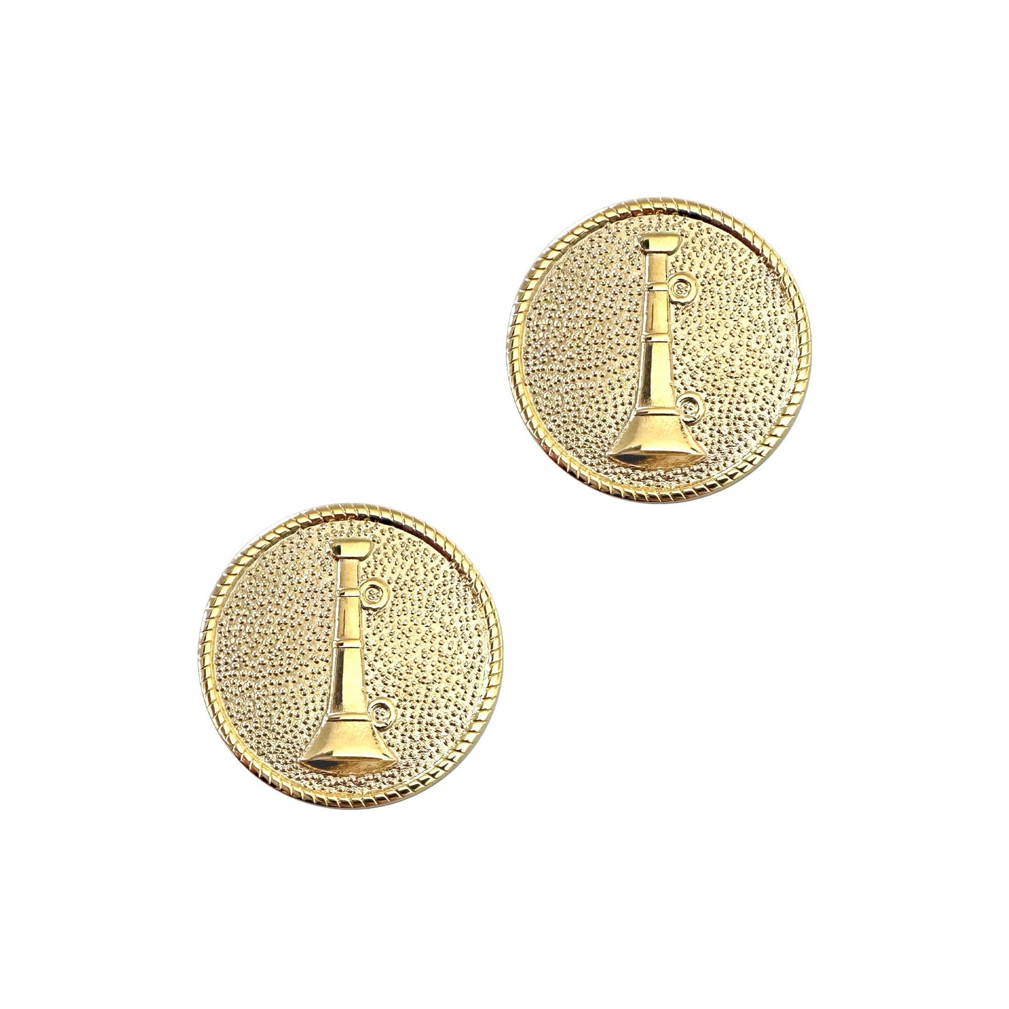 STA-BRITE® Lieutenant 1 Bugle Granite finish (Gold)