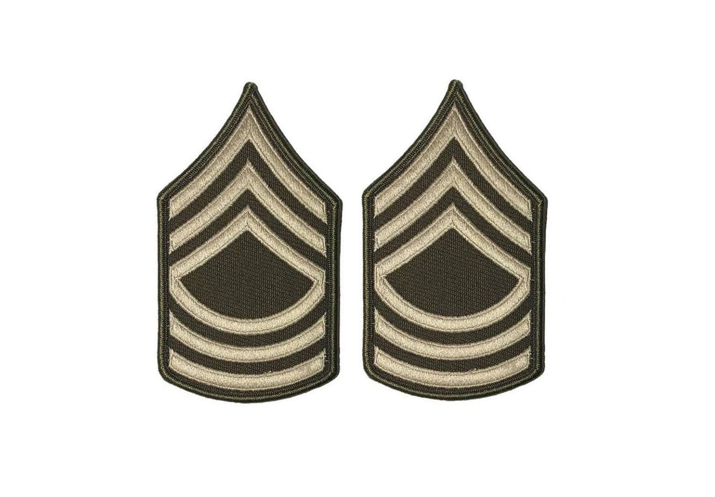 U.S. Army AGSU E8 Master Sergeant Chevron Sew-On Rank (male)