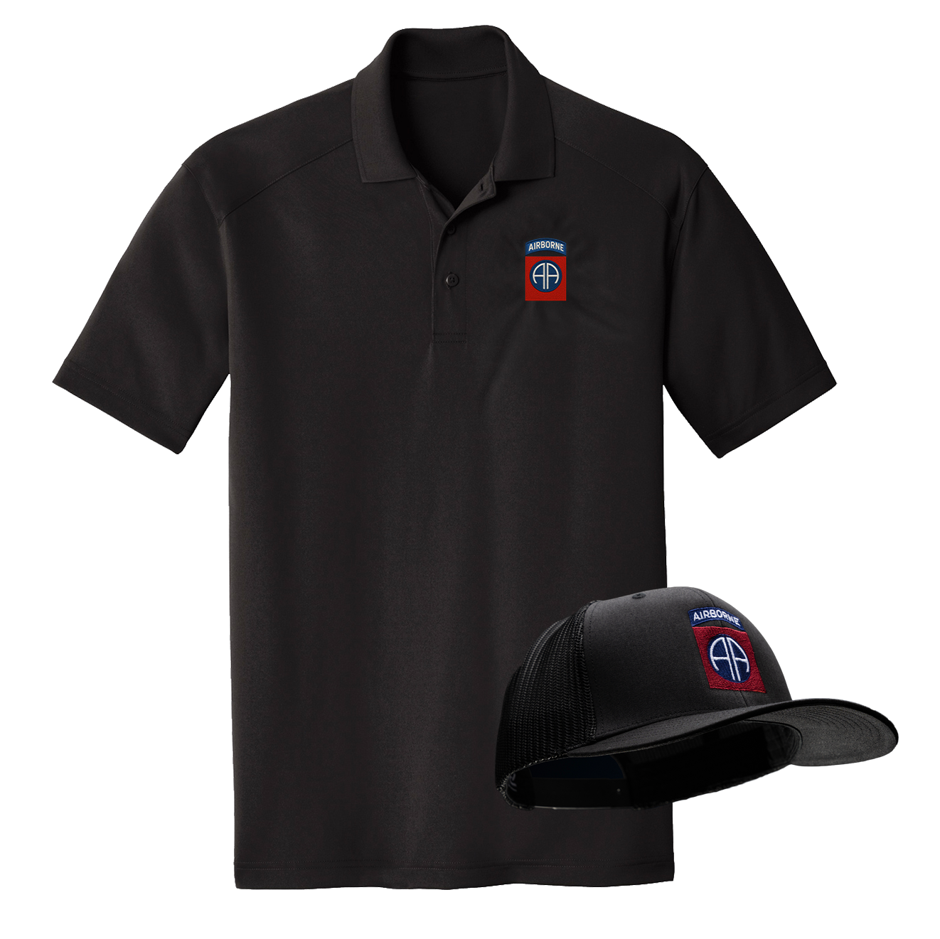82nd Trucker Hat / Lightweight Polo Pack