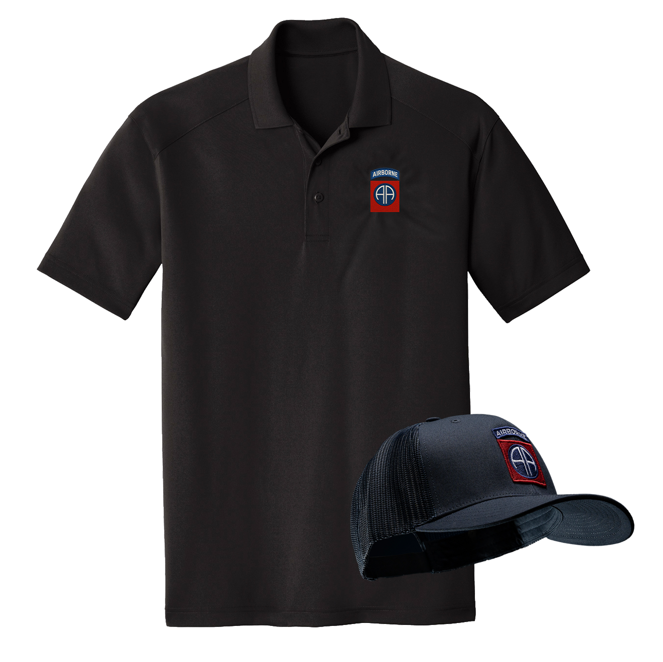 82nd Trucker Hat / Lightweight Polo Pack