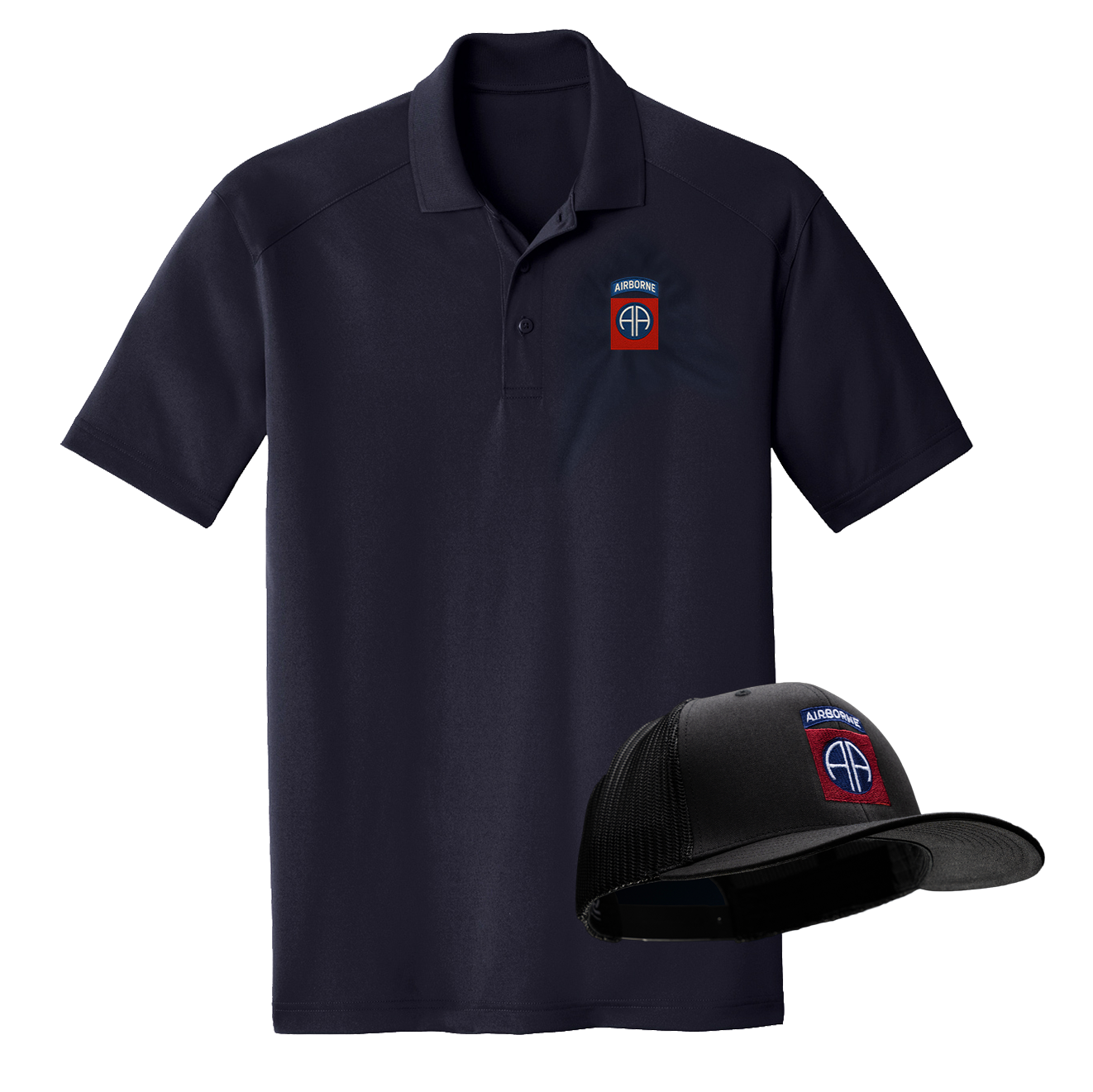 82nd Trucker Hat / Lightweight Polo Pack