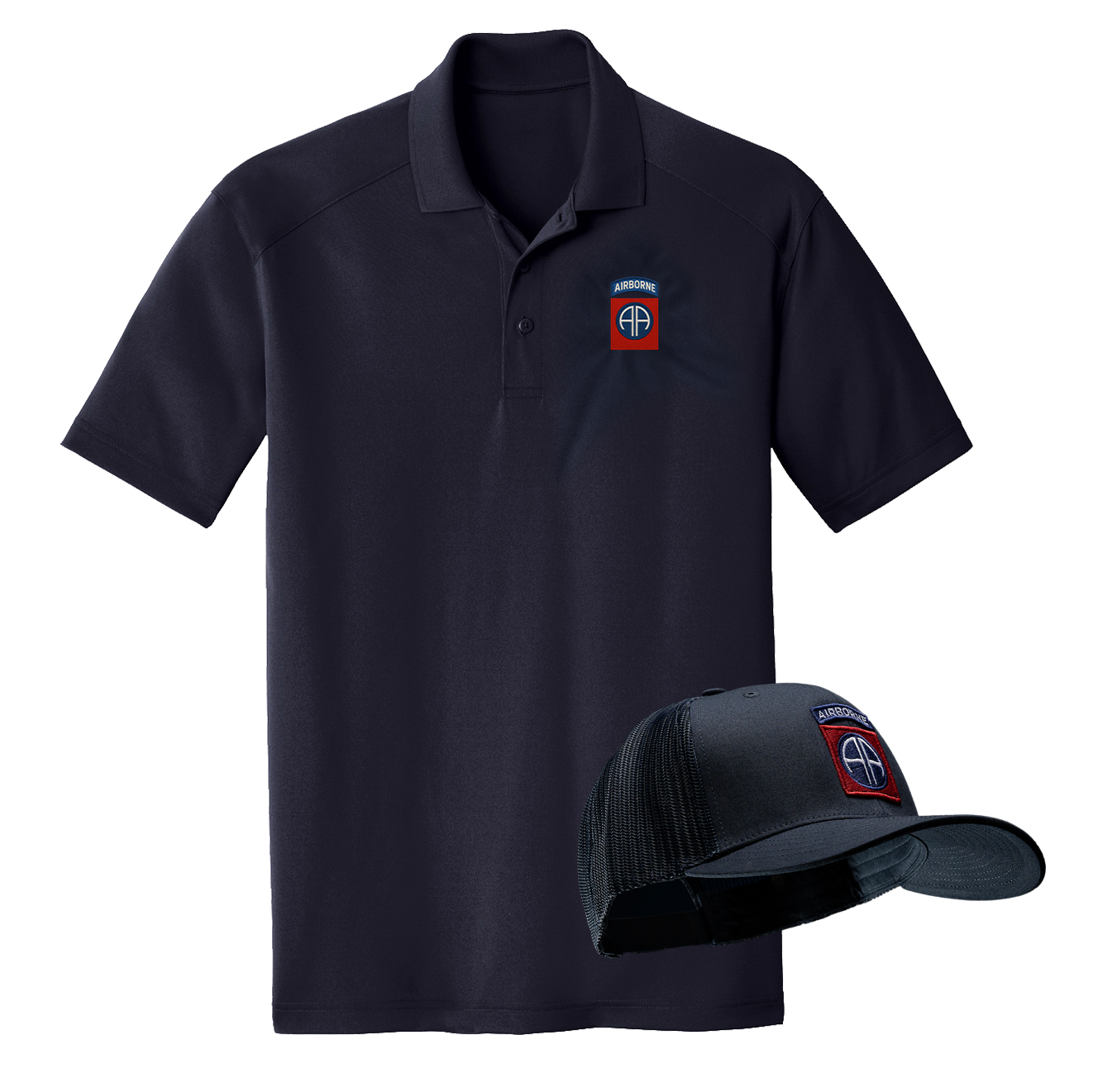 82nd Trucker Hat / Lightweight Polo Pack