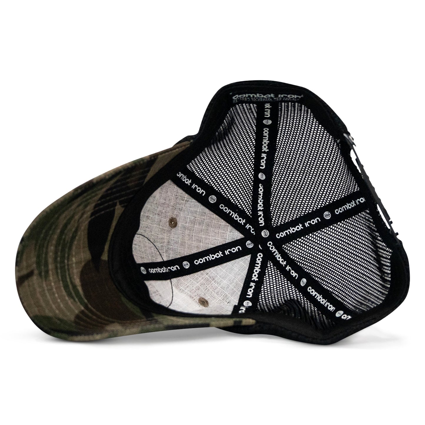Addicted To Iron Patch Tactical Ripstop Mesh Snapback Hat