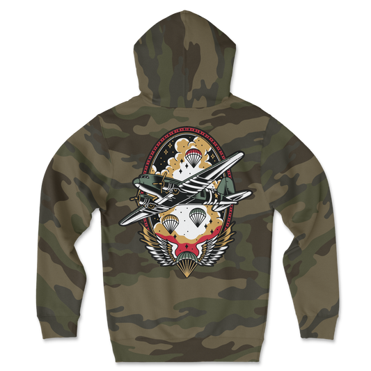 Airborne Traditional Camo Hoodie