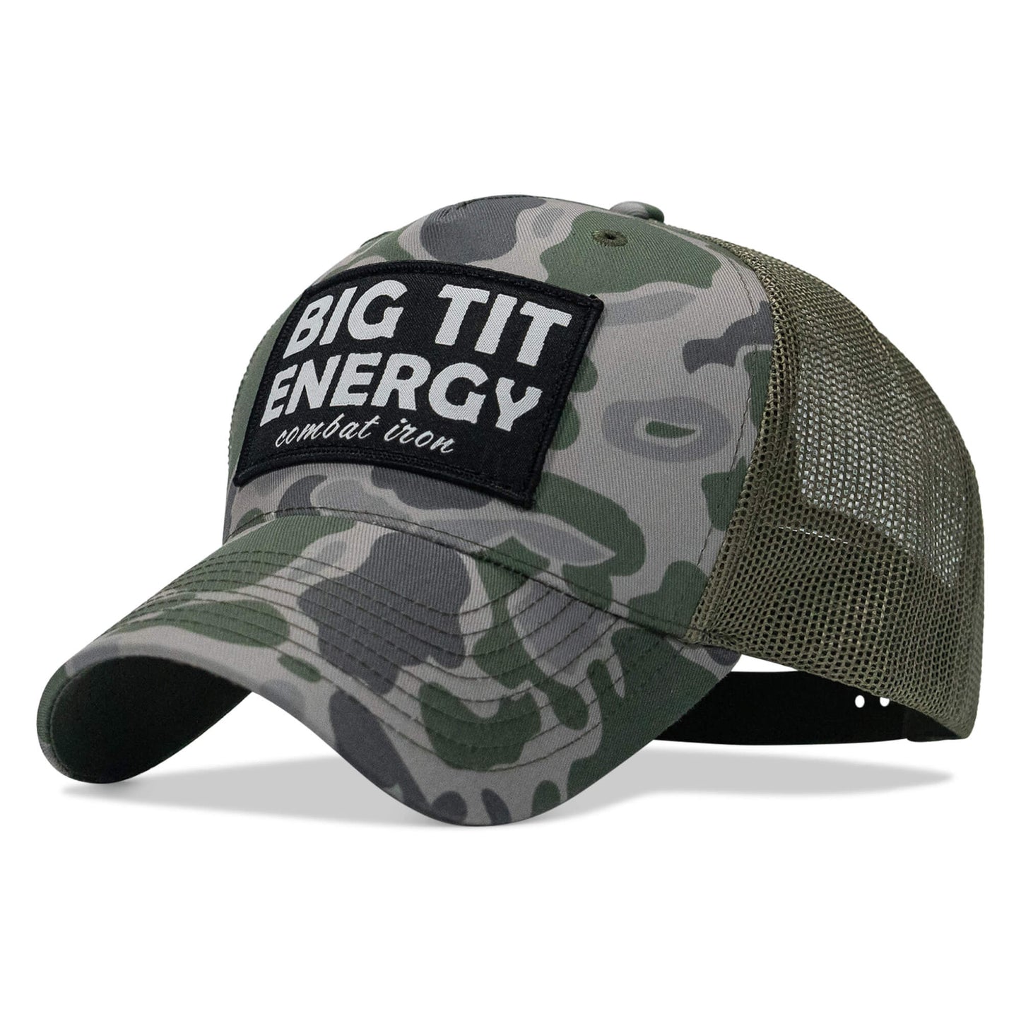 Big Tit Energy Patch Mesh Snapback Hat