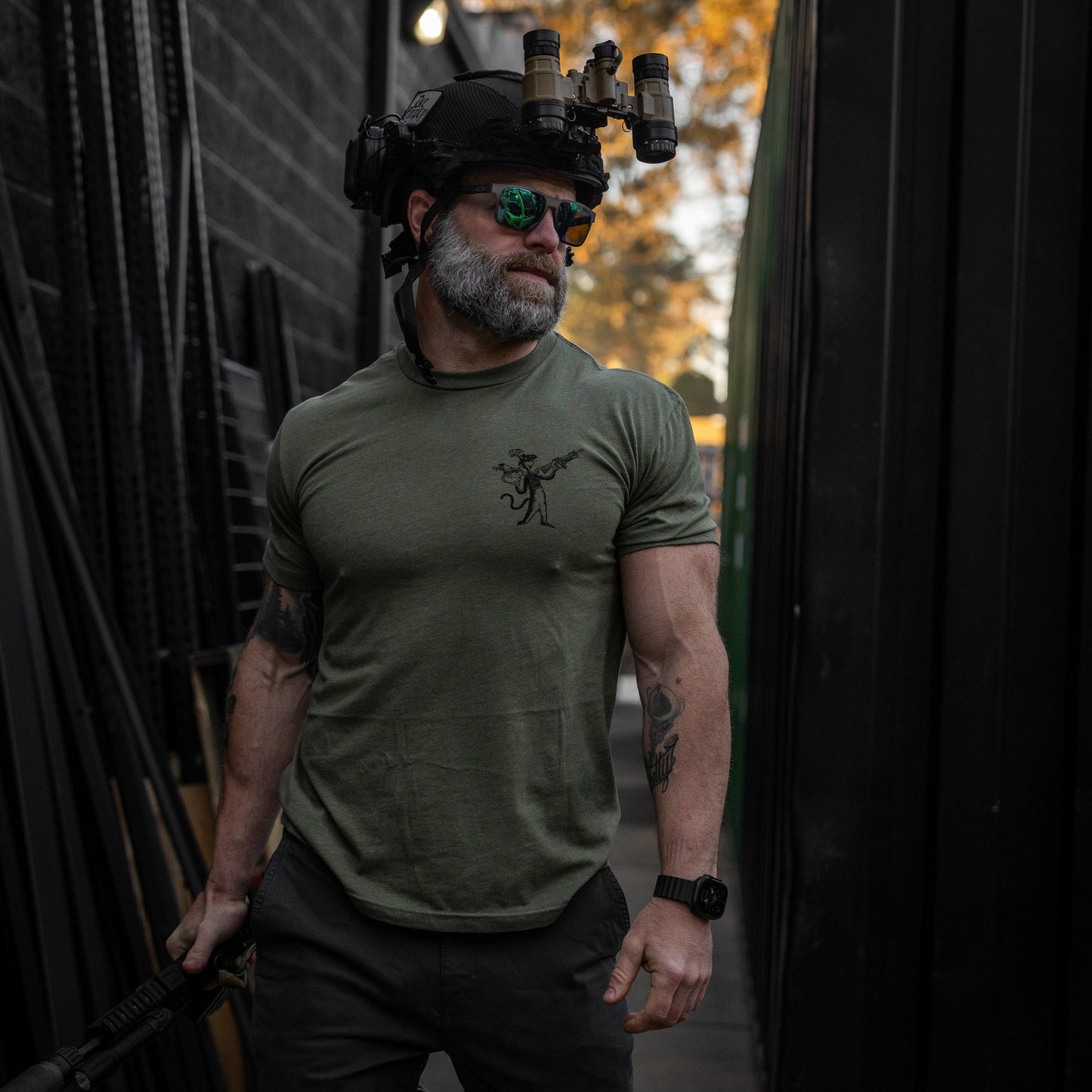 The Cat With A Gat Remix Men's T-Shirt