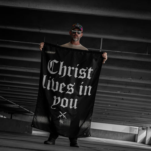 Christ Lives In You 4' x 3' Flag