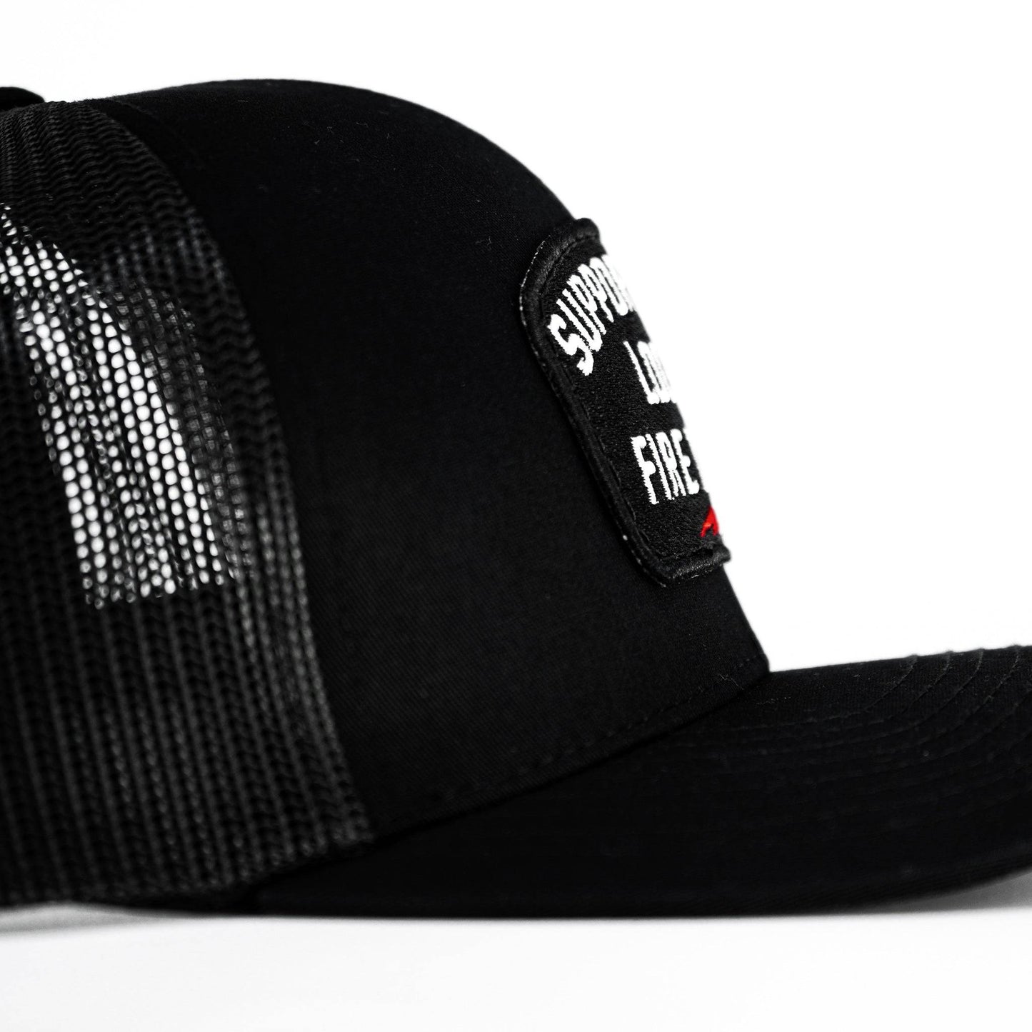 Support Your Local Fire Dept. Patch Snapback Hat