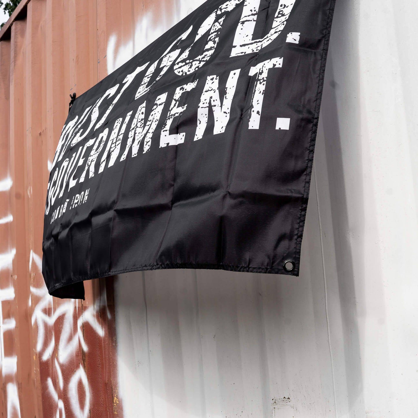 Trust God. Not Government. Distressed 3' X 5' Wall Flag