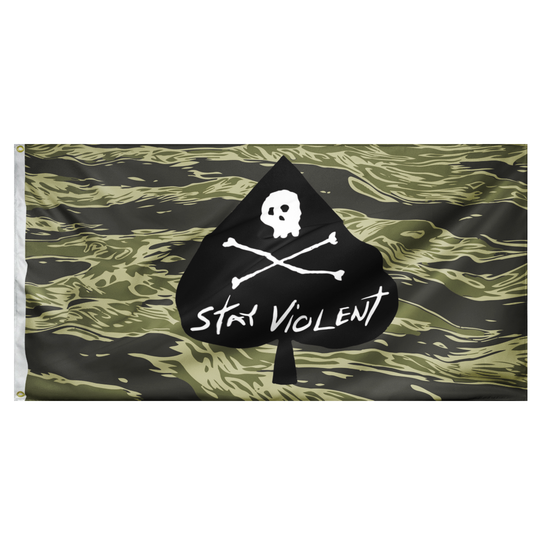 Death Card Double-Sided Flag