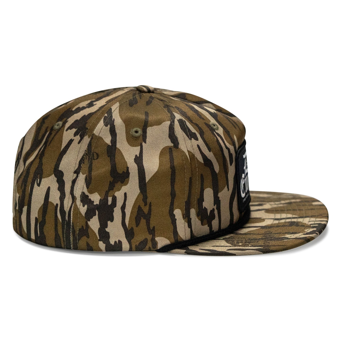 Die Empty Black Patch Flatbill Snapback Hat