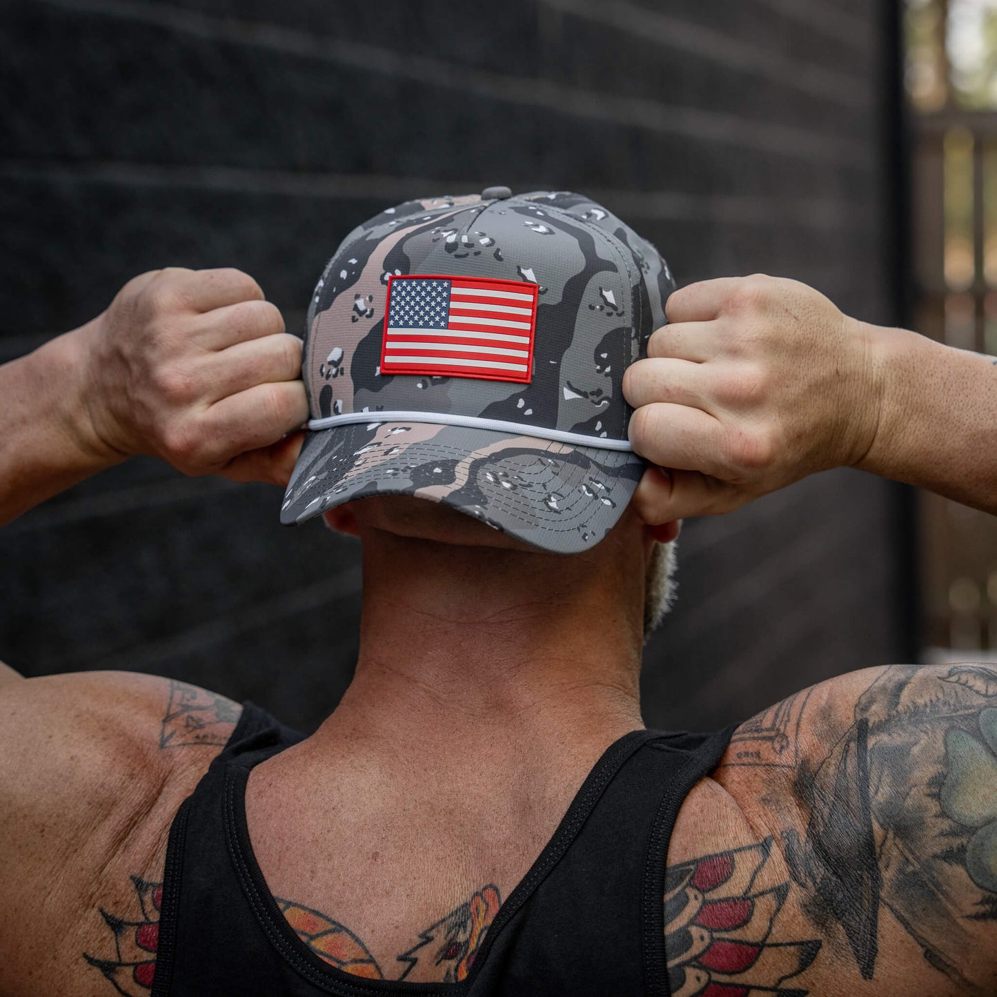 USA PVC Flag Waterproof Weekender Snapback