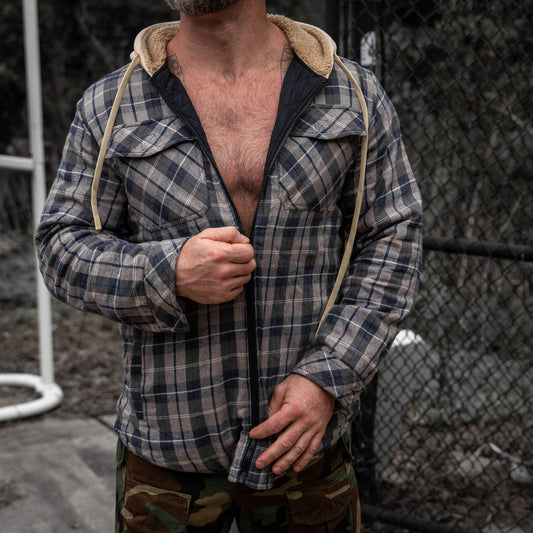 Frontier Zip Flannel with hood