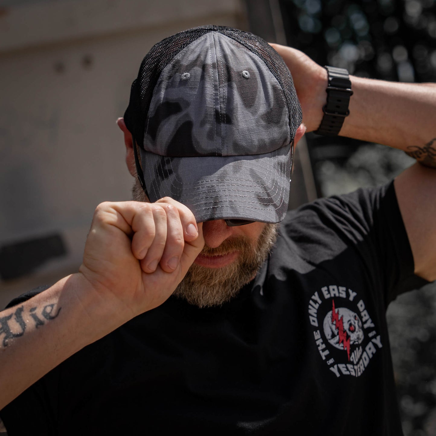 Ripstop Low Pro No Patch Mesh Snapback Hat