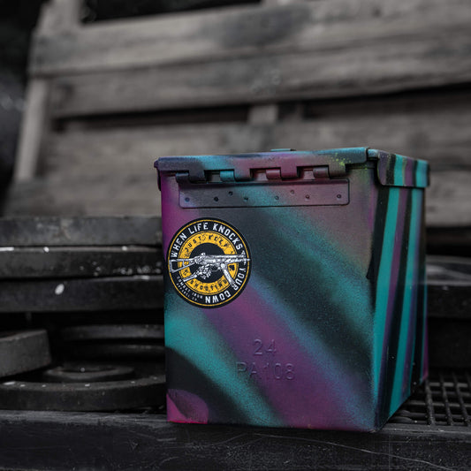 When Life Knocks You Down Just Keep Shootings Decal