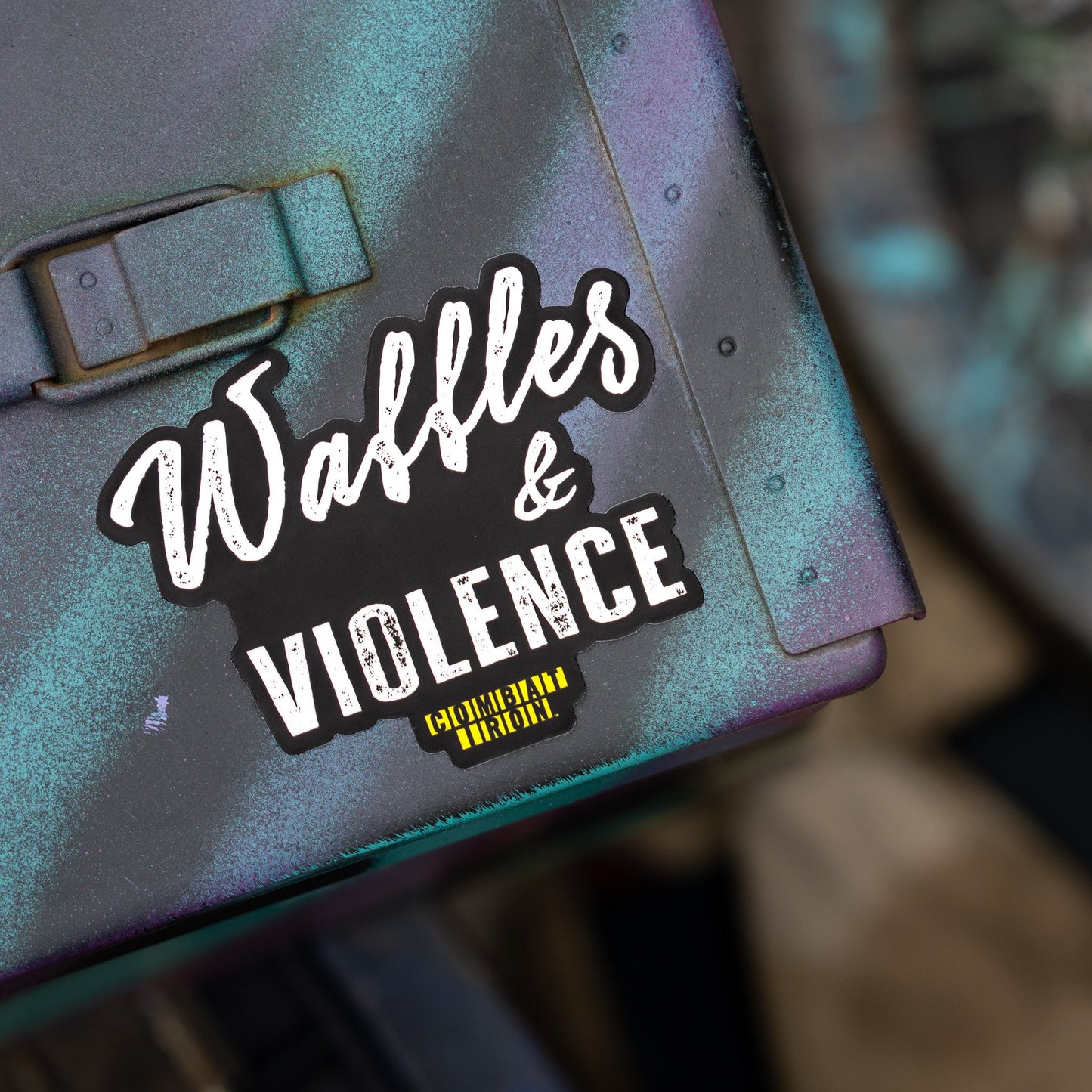 Waffles & Violence Decal