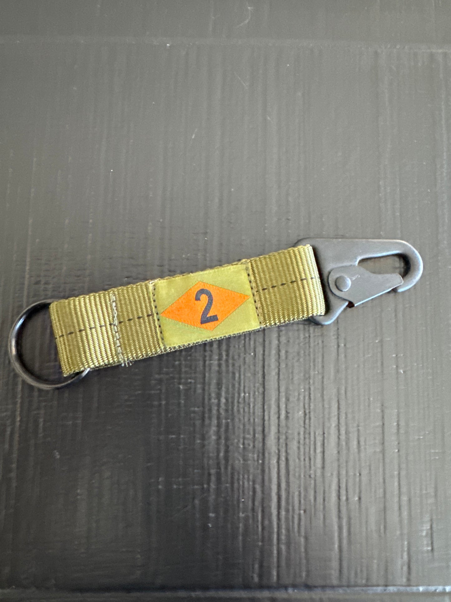 4-in-the-Hand OD Green Lanyard Keychain