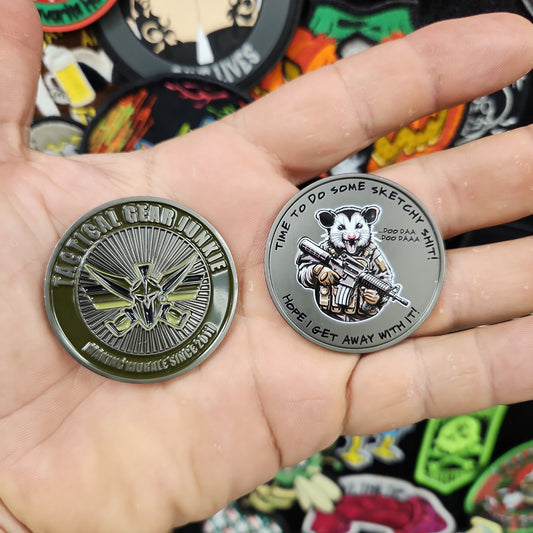 Tactical Gear Junkie - Sketchy Shit - Challenge Coin