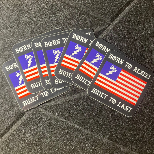 Built To Last Vinyl Diecut Sticker