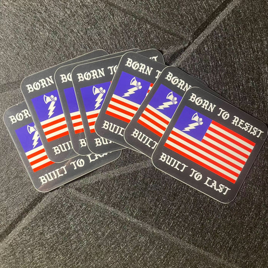 Built To Last Vinyl Diecut Sticker