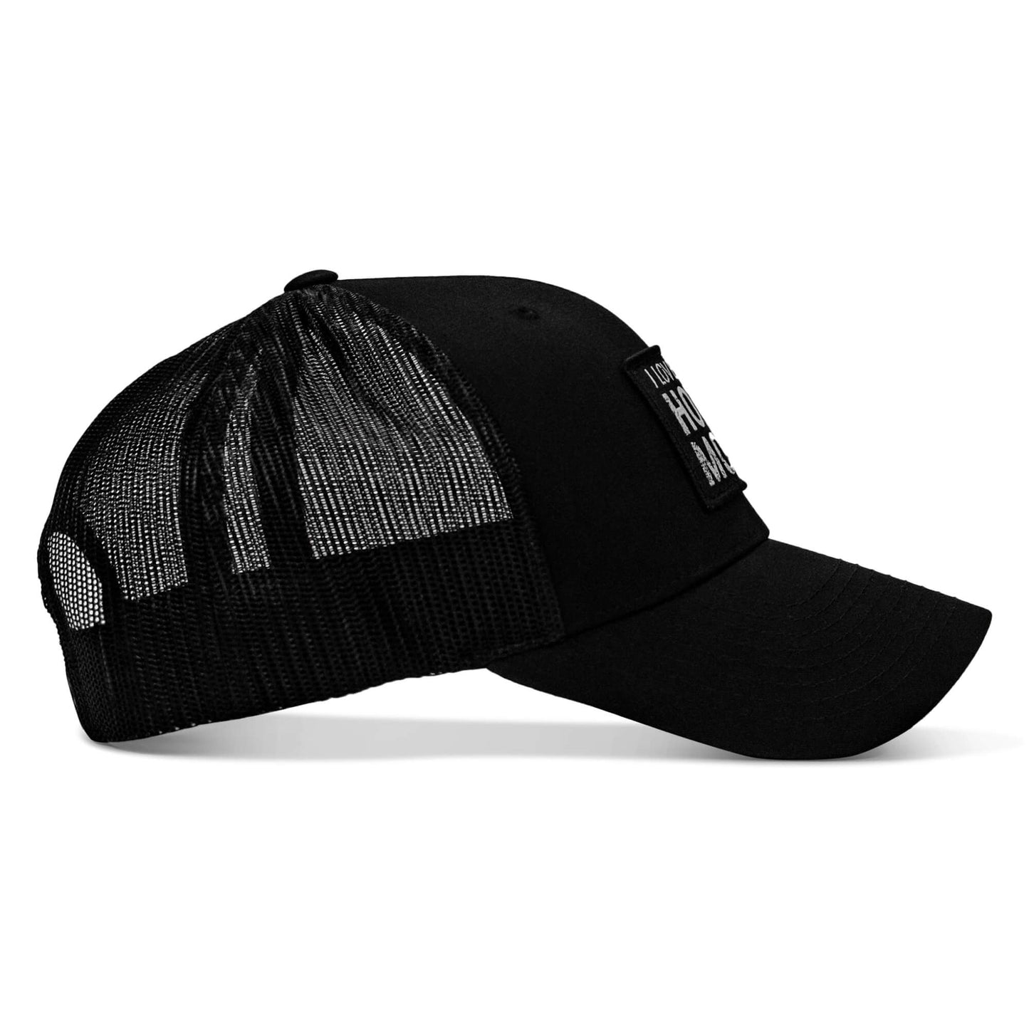I Love Hot Mom's Patch Snapback Hat