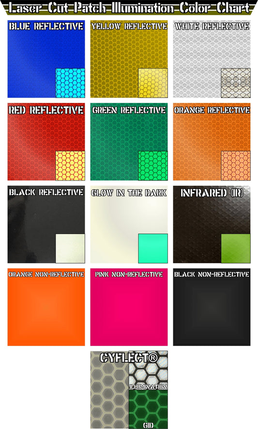 Laser Cut Blood Type - 1x1 CORDURA® Patch