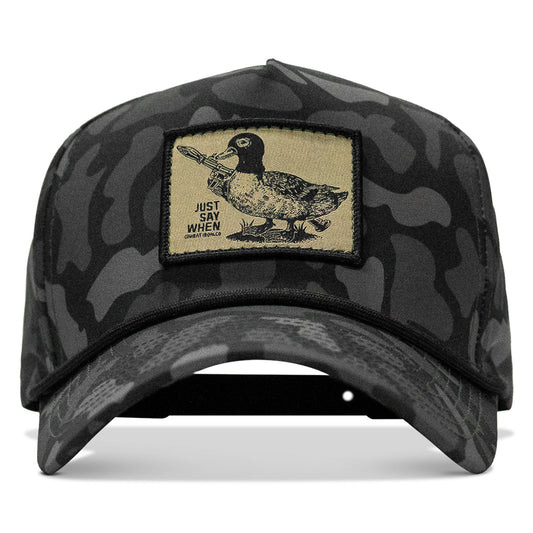 Just Say When Patch 5 Pannel Rope Snapback