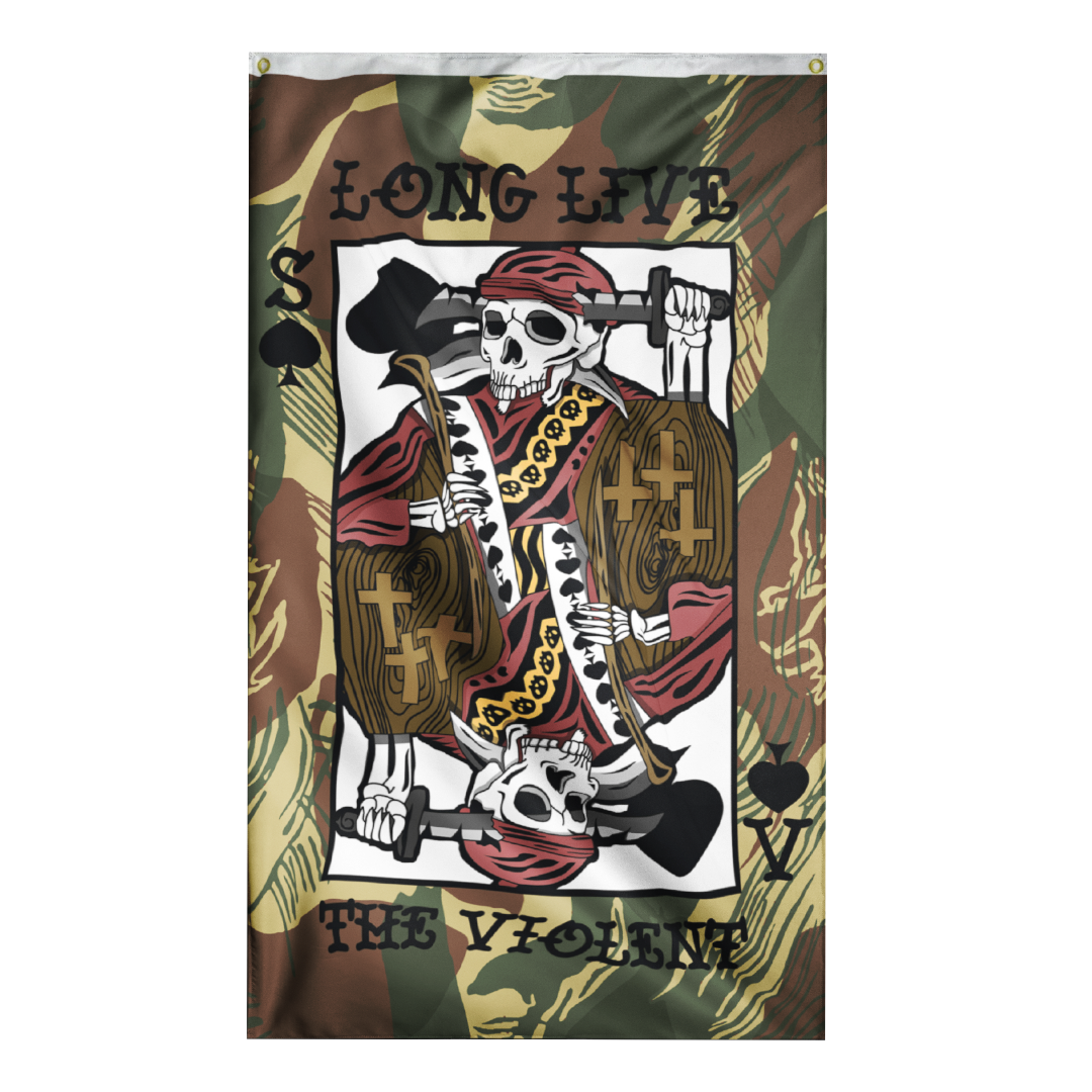 Long Live The Violent Double-Sided Flag