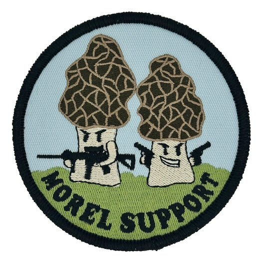 Morel Support - Tactical Mushrooms Collection #1 - 4" Embroidered Patch