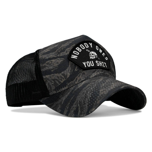 Nobody Owes You Shit Patch Five Panel Breacher Snapback Hat