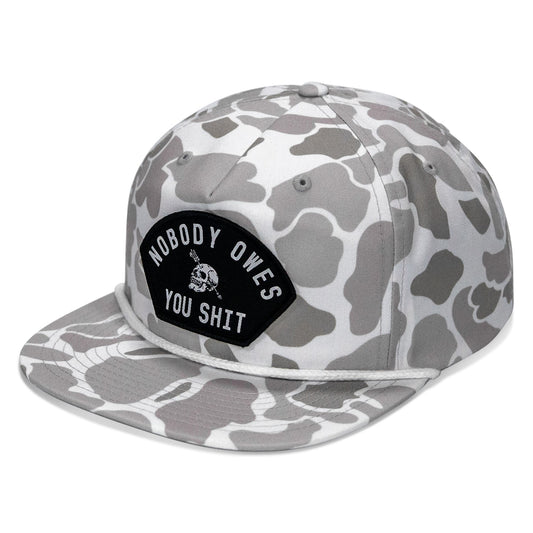 Nobody Owes You Shit Patch Flatbill Hat