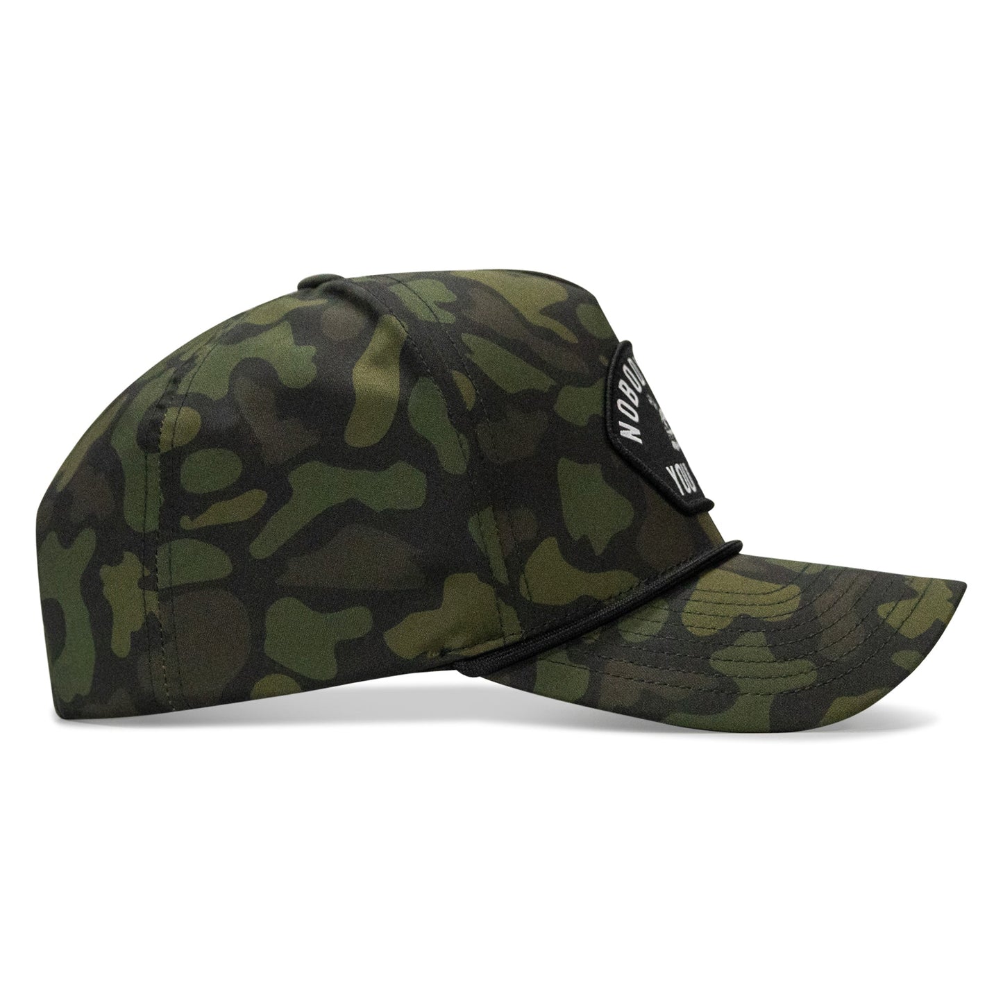 Nobody Owes You Shit Arched Patch 5 Pannel Rope Snapback