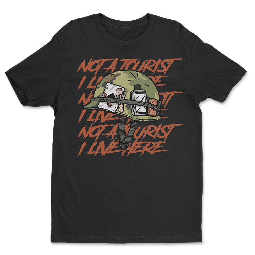 Not A Tourist Athletic Shirt