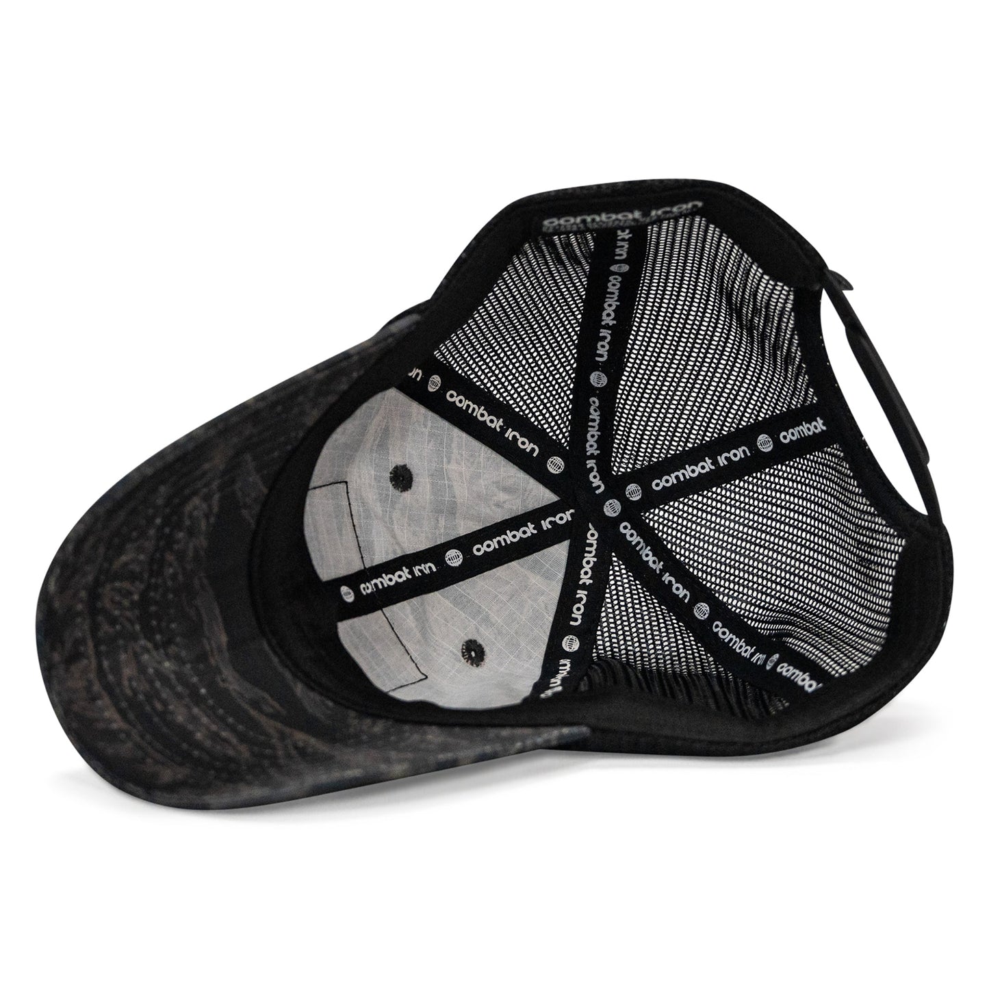 No Weak Shit American Flag Rifle Patch Tactical Ripstop Mesh Snapback Hat
