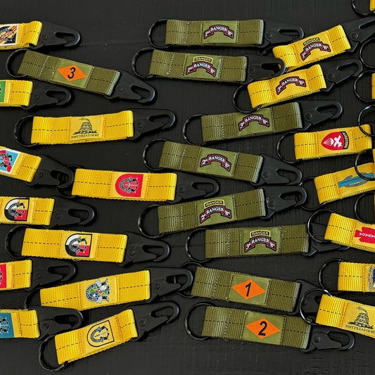 4-in-the-Hand OD Green Lanyard Keychain