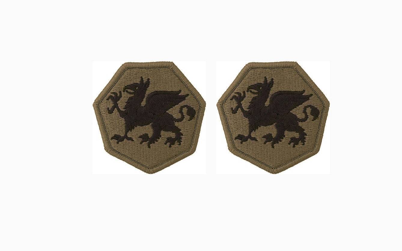 US Army 108th Training Command OCP Patch with Hook Fastener (pair)