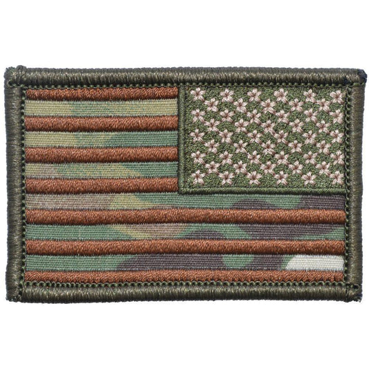US Flag - 2x3 Patch - MultiCam w/ Spice Brown