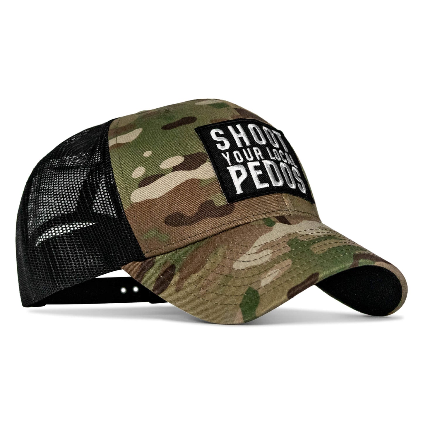 Shoot Your Local Pedo Patch Snapback
