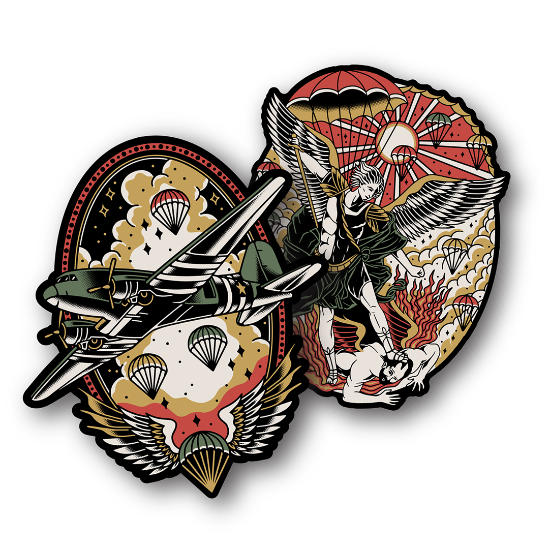 Traditional Sticker 2 Pack