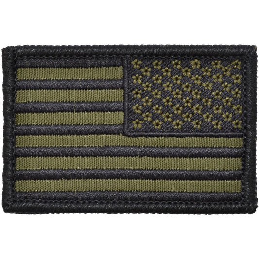 US Flag - 2x3 Patch - Olive Drab w/ Black
