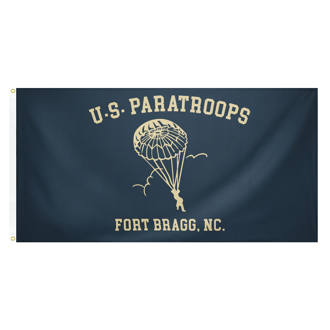 US Paratroops Bragg Classic Double-Sided Flag
