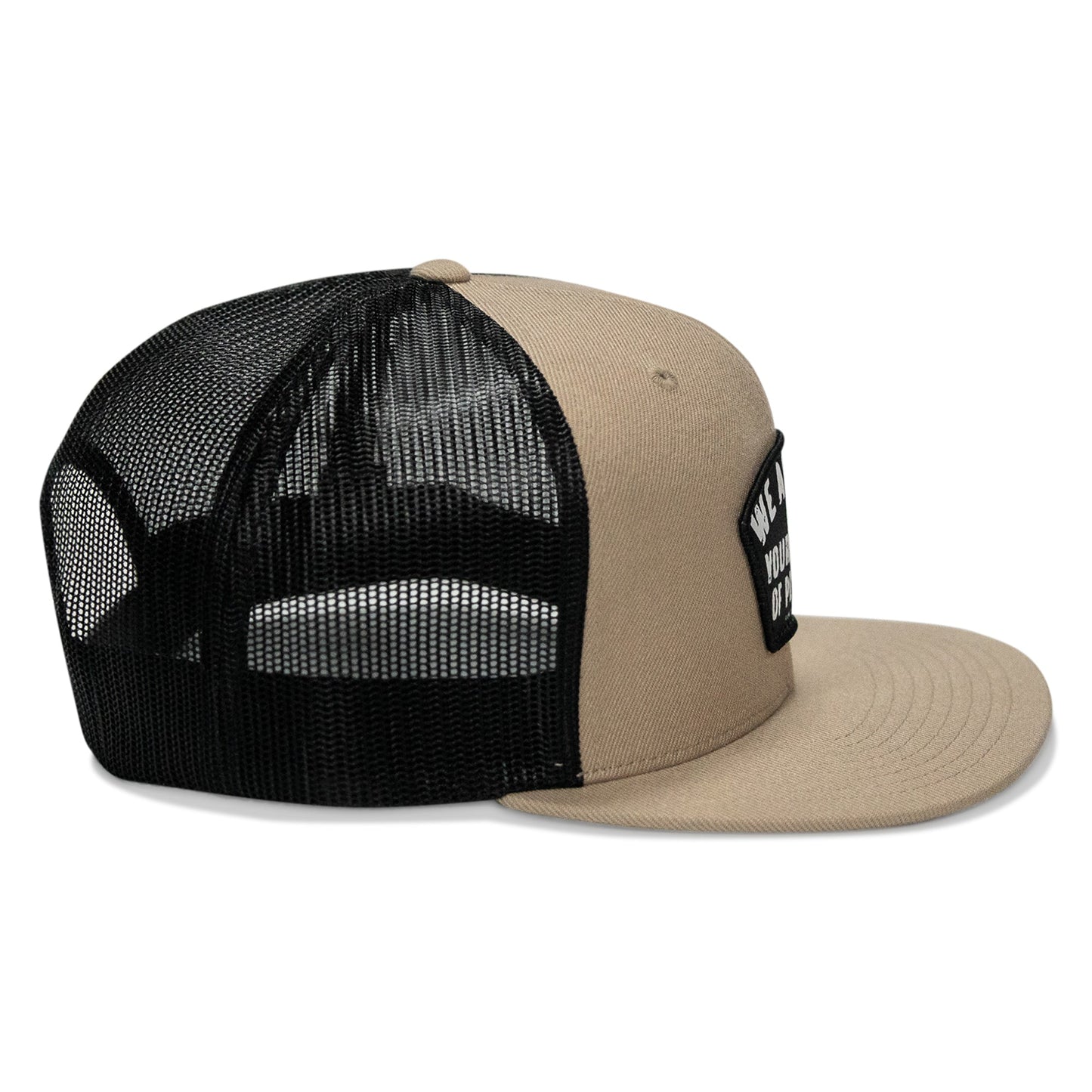 We Are Not Your Kind Of People Patch Flatbill Snapback Hat