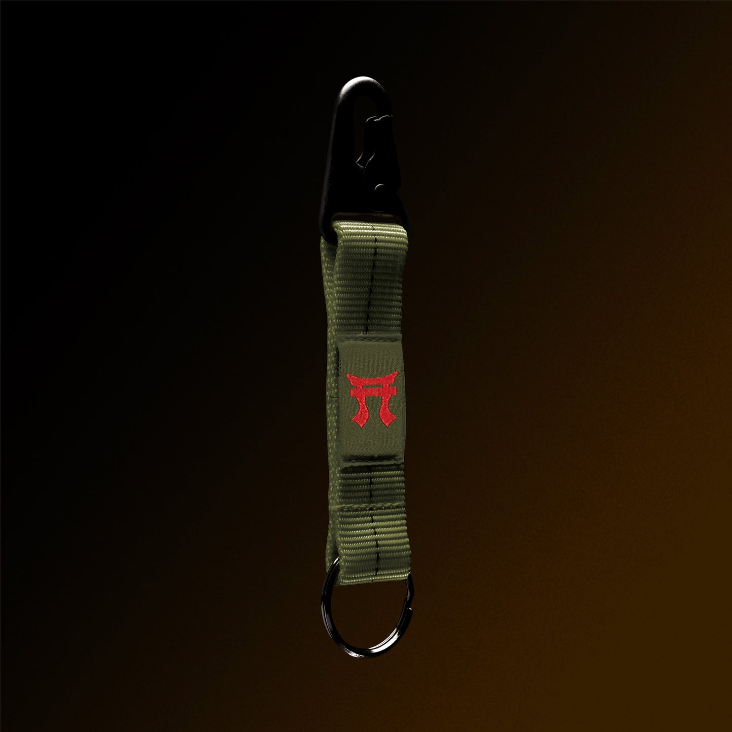 4-in-the-Hand OD Green Lanyard Keychain