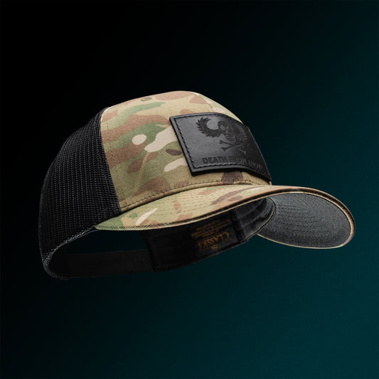 Death From Above Leather Patch Tactical Snapback